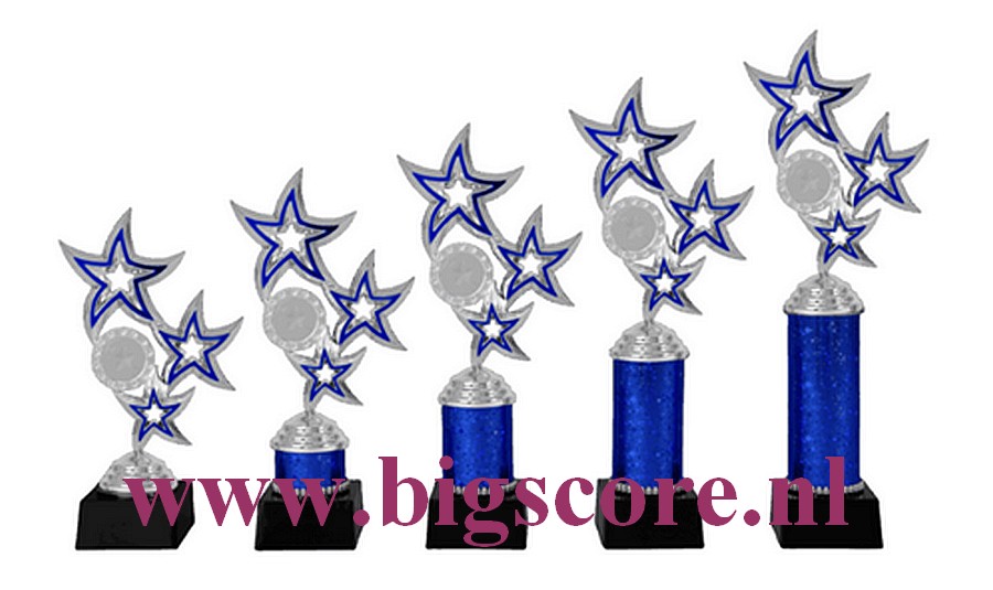 AR1015 Kunststofbeker Blauw-Zilver